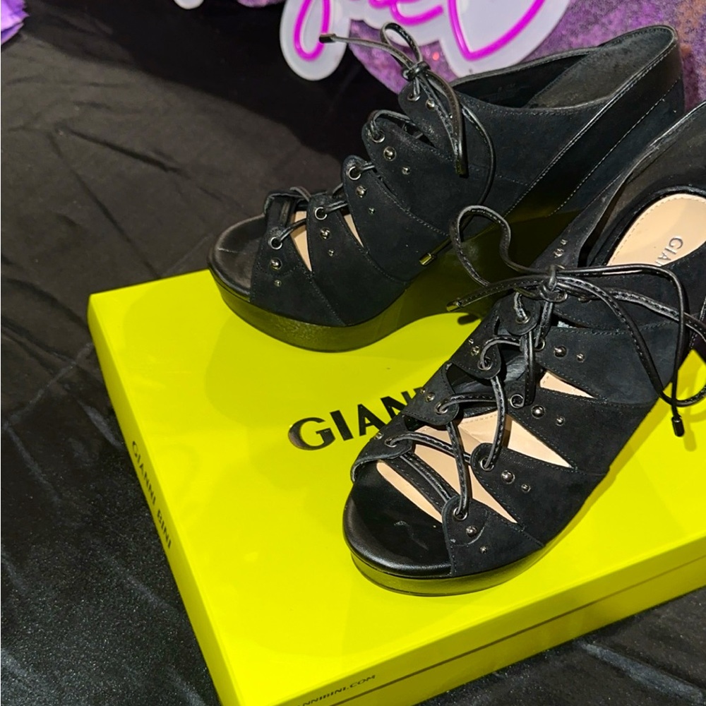 Black Gianni Bini heels | Worn Once! |